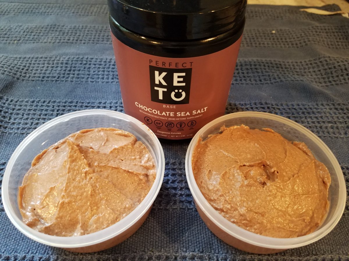 Chocolate keto pudding